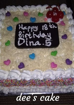 Foto resep Rainbow cake