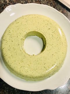 Una foto de Mousse de cilantro