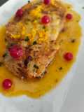 Filet de poisson meunière à l'orange