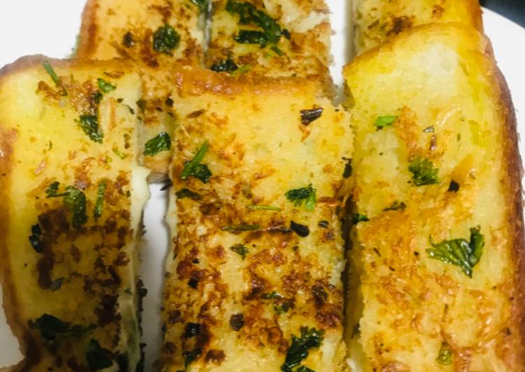 Step-by-Step Guide to Prepare Perfect Cheesy garlic bread