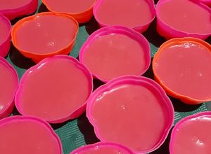 Foto resep Agar-agar swallow merah santan