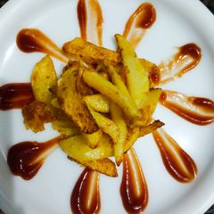 A picture of Masala French fries.