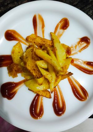 A picture of Masala French fries.