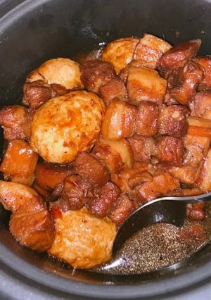 Hình của món Thịt kho tàu.