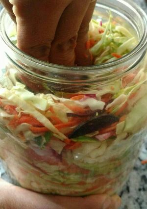 Una foto de Chucrut fermentado, el posta!