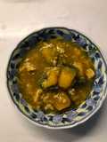 Kabocha soboroni- kabocha in ginger meat sauce