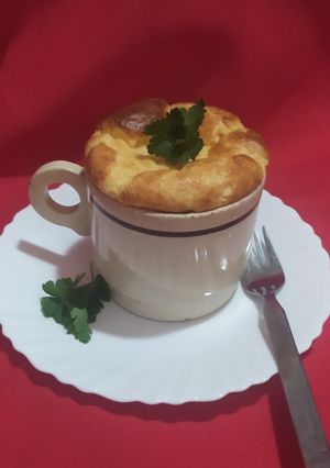 Una foto de Soufflé De Queso En Horno o Microondas