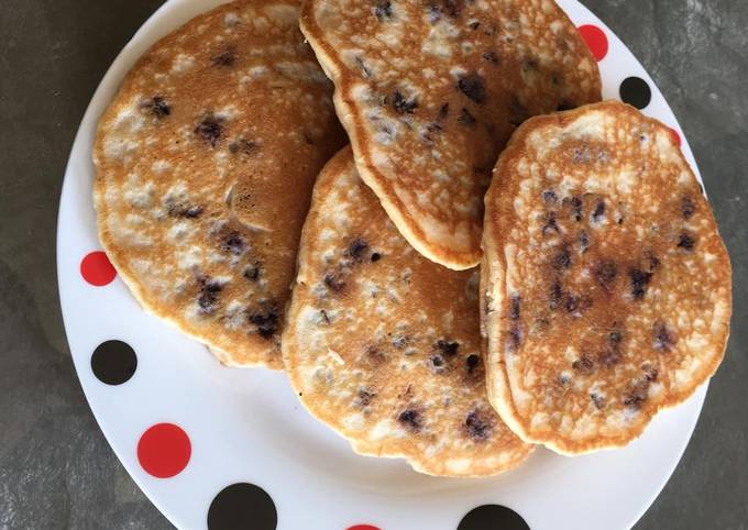 Recette Appétissante Pancakes aux myrtilles