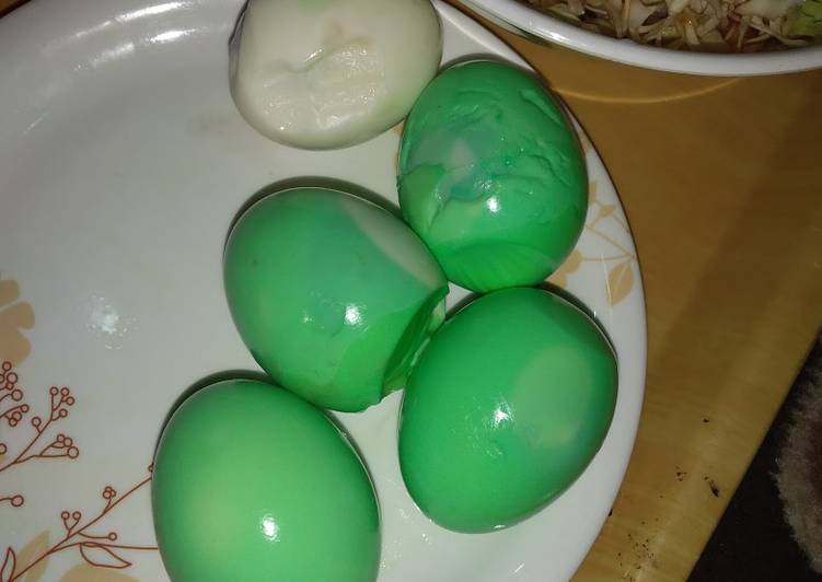 Simple Way to Prepare Appetizing Coloured eggs | The Best Food|Easy Recipes for Busy Familie