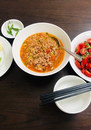 Hình của món Thịt băm sốt cà chua.