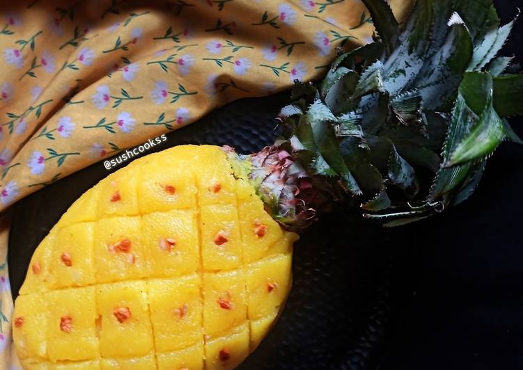 Step-by-Step Guide to Make Any-night-of-the-week PINEAPPLE🍍KESARI