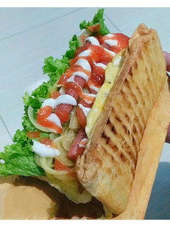Foto resep Sandwich sosis roti tawar