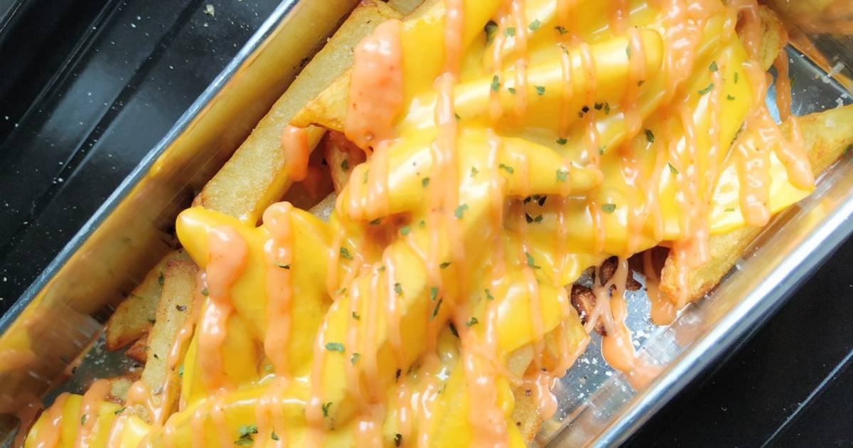 Resep Kentang Goreng Dengan Topping Keju Leleh Oleh Norma Di Madya Cookpad