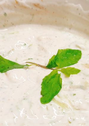 A picture of Cucumber dip.