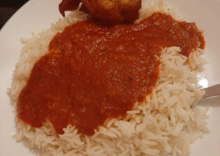 Recipe of Super Quick Homemade Nigerian Rice and Chicken Stew