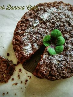 Foto resep Choco Crumb Banana Cake