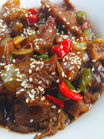 Cara Mudah Menyiapkan Resep Daging Sapi Lada Hitam Extra Pedas 🌶😉 yang Enak