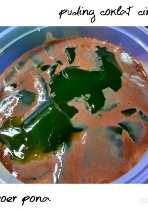 Foto resep Puding coklat cincau