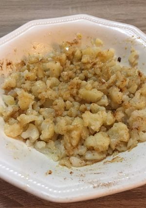 Una foto de Coliflor hervida a mi manera