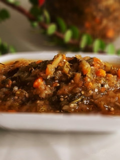 عکسی از دستور ترشی لیته بادمجان