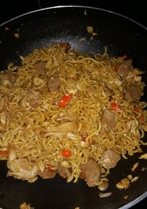 Foto resep Mie goreng jamur bakso