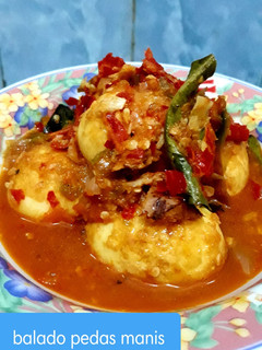 Foto resep Telor Balado Pedas Manis