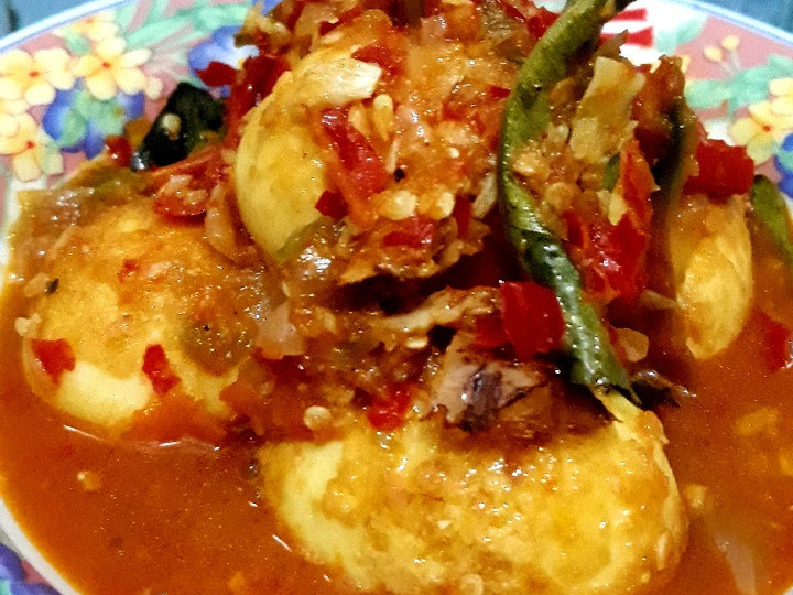 Resep: Telor Balado Pedas Manis Ekonomis Untuk Dijual