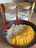 Riz gluant vegan coco mangue - Mango sticky rice