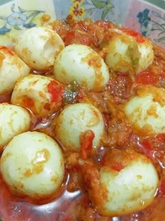 Foto resep Telur puyuh balado