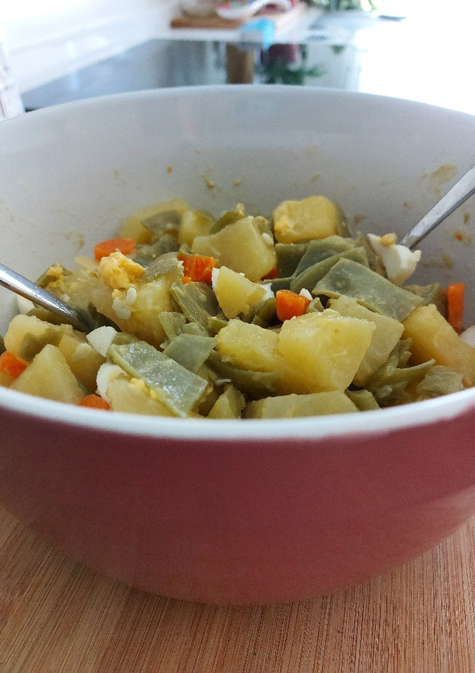Una foto de Ensalada de habichuelas verdes y patatas en MC