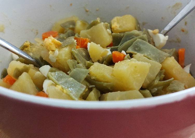 Ensalada de habichuelas verdes y patatas en MC