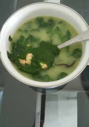 Foto resep Sayur bobor daun kelor udang