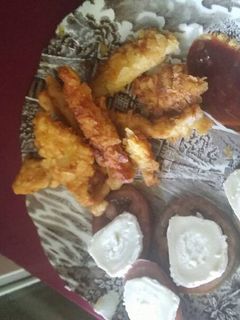 Una foto de Pollo crujiente casero