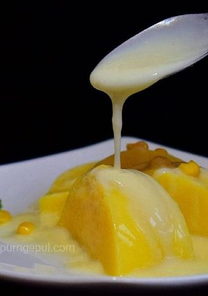 Foto resep Puding jagung tanpa Santan (lebih sehat dan enak)