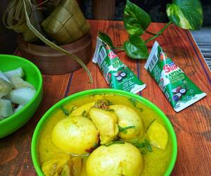 Ini Caranya Opor telur cincang ayam Lezat Mantap