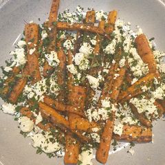 Grilled carrot salad A picture of Grilled carrot salad.