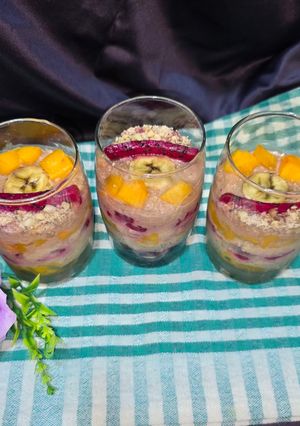 عکسی از دستور اوتمیل اورنایت میوه ای 🍧