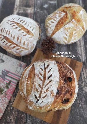 Foto resep Classic Sourdough Tanpa Stretch and Fold