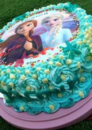 Una foto de Tarta frozen