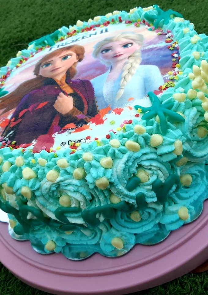 Una foto de Tarta frozen