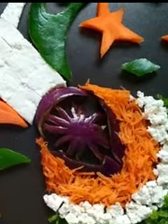 तिरंगा सलाद (tiranga salad recipe in Hindi) रेसिपी मुख्य फोटो