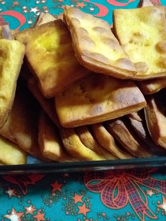 Una foto de Sopaipillas con bicarbonato y zapallo