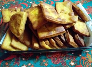 Una foto de Sopaipillas con bicarbonato y zapallo