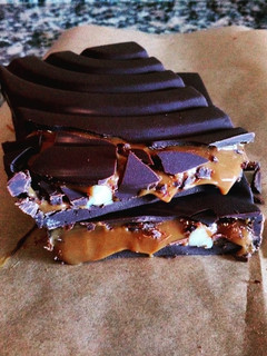 Foto principal de Tableta de chocolate con relleno de dulce de leche al amaretto