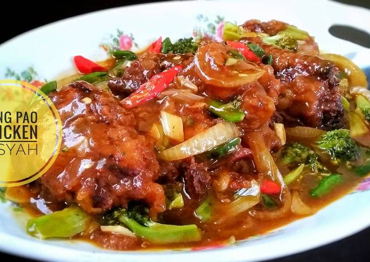 Resep Ayam Kung Pao, Not so autenthic but HAU CHE! #pr_cincaylaah 😚 yang Enak