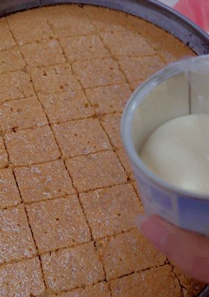 صورة لوصفة بسبوسة التمر 😋😋😋