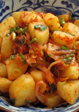 A picture of Kimchi Potato.