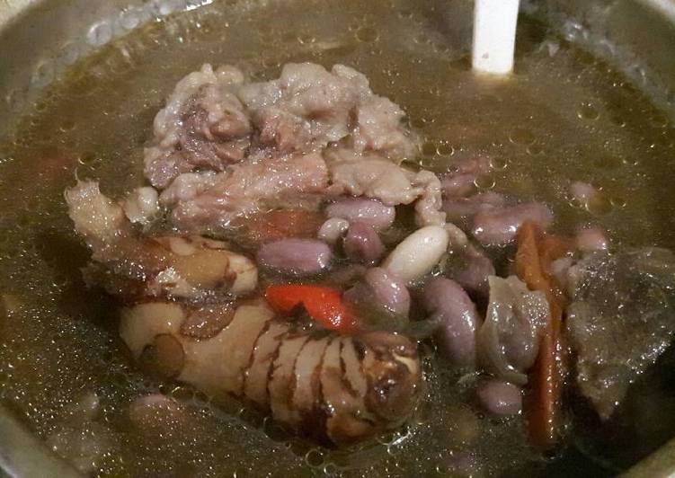 Sop kacang merah daging