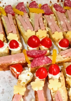 Una foto de Bocados salados con base de Focaccia