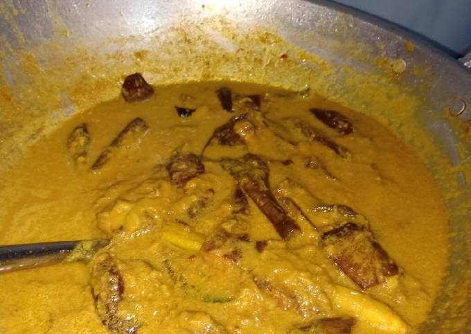 Wajib coba! Bagaimana cara bikin Terong ungu kuah santan  nagih banget